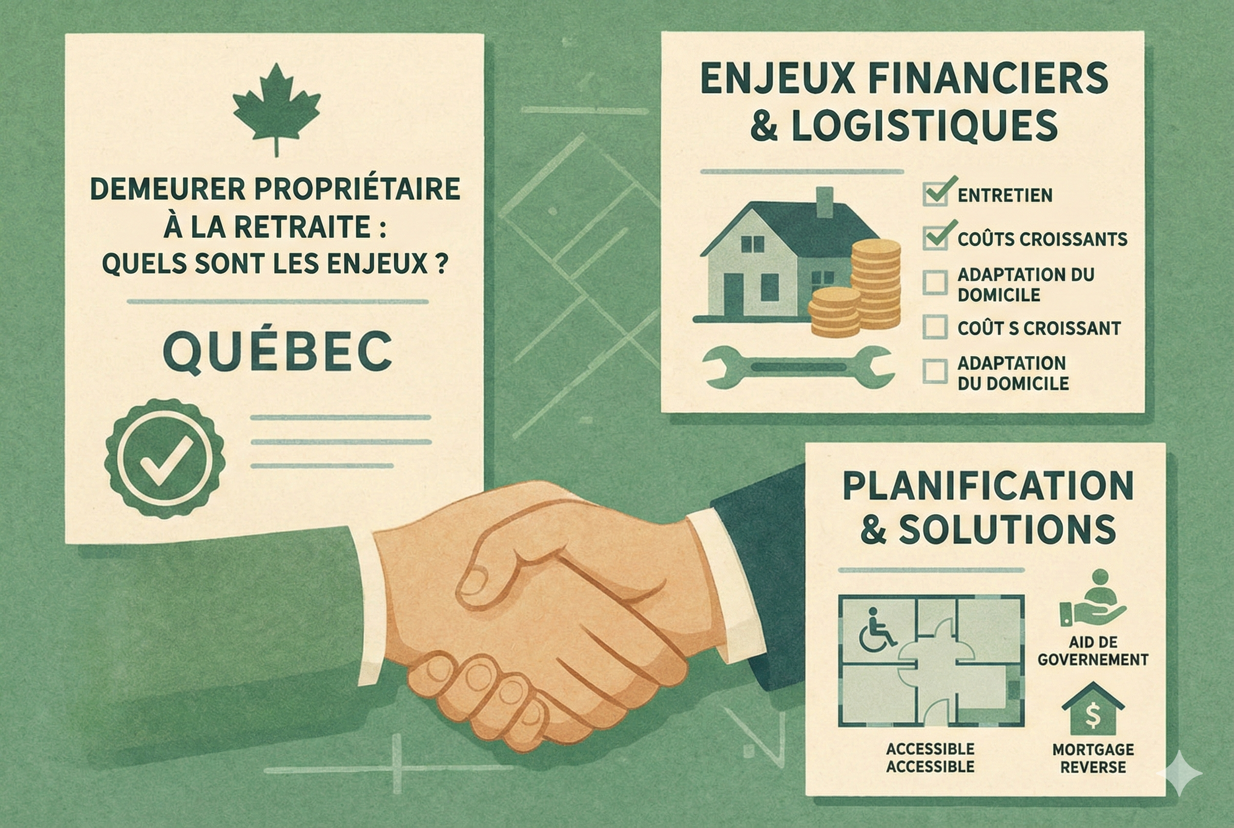 Demeurer propriétaire à la retraite : Quels sont les enjeux ?